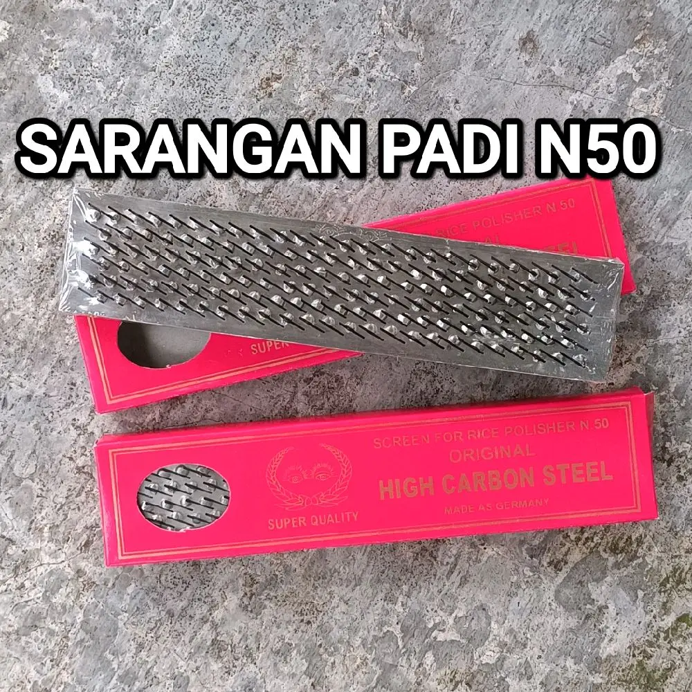 sarangan selep padi N50 BAJA STAINLESS saringan giling pengupas kulit padi
