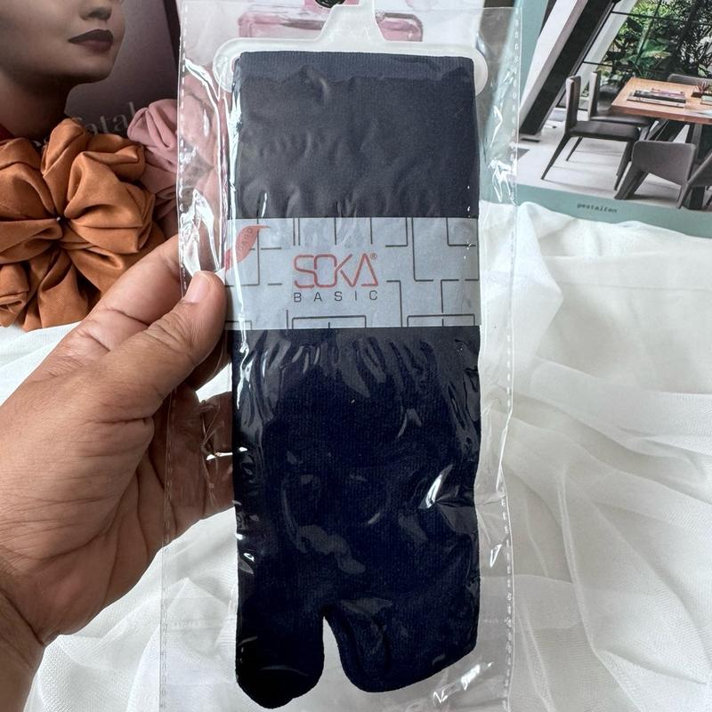 Kaos Kaki Soka Jempol Polos Ukuran L-XL untuk Muslim - Kaos Kaki Soka Polos Panjang Ukuran L XL 4