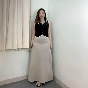 SH - Ellen Skirt Scuba Premium - Rok A Line Premium - Maxi Skirt Rok Panjang Wanita - Rok Kerja Basic Anti Kusut