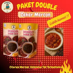 Paket Double Balado Ceker Mercon-Pedas Level Sedang ( 2 Pack Balado Ceker Mercon)