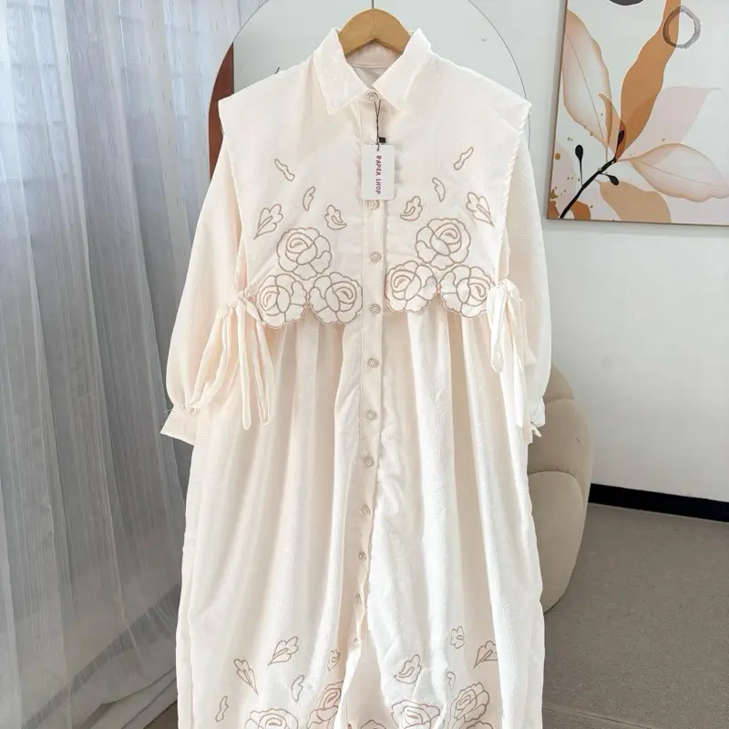 DISYA VEST COTTON DRESS WANITA 0