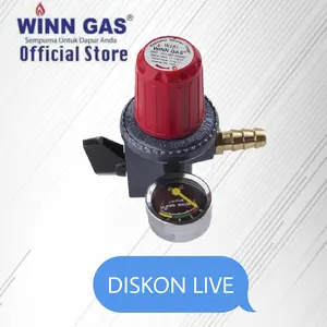 DISKON LIVE REGULATOR WINN GAS W181 METER HIGH PRESSURE TEKANAN TINGGI SNI