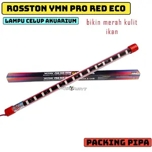 ROSSTON YMN PRO RED ECO LAMPU CELUP AKUARIUM TAHAN AIR