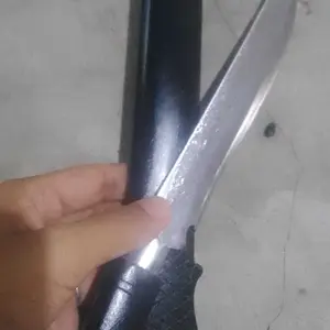 pisau dapur 20cm hitam alat memotong sayuran daging serbaguna best seller Kitchenware