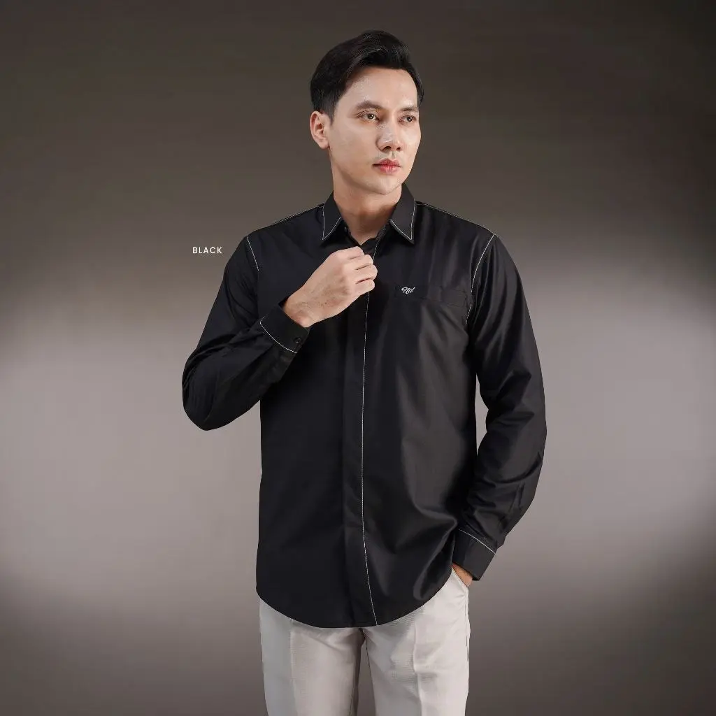 [Koko Lengan Panjang] Black