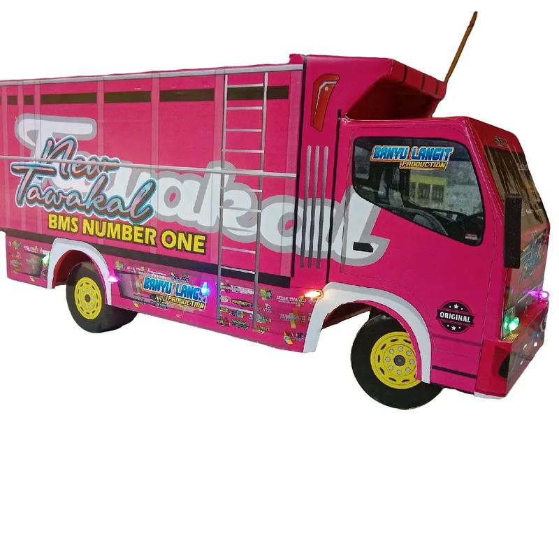 miniatur truk oleng murah full lampu Toys Mainan Hadiah 0