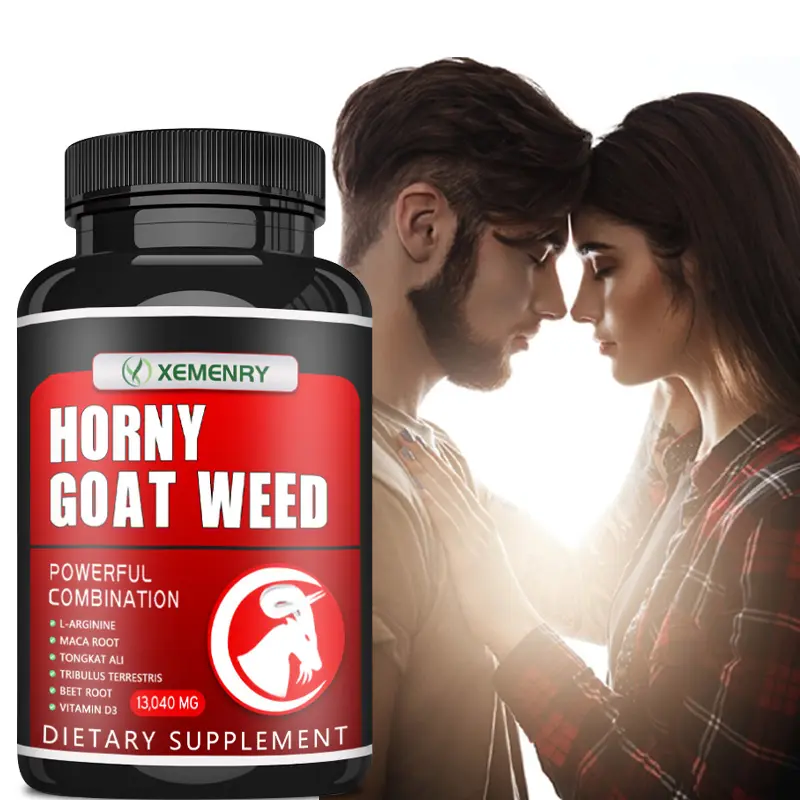 Suplemen 8-in-1 13040 mg - Mengandung Epimedium, Vitamin D3, L-Arginine, Tribulus, Akar Maca - Membantu Meningkatkan Performa Latihan, Meningkatkan Kesehatan Pria, Meningkatkan Tingkat Energi - 120 Kapsul