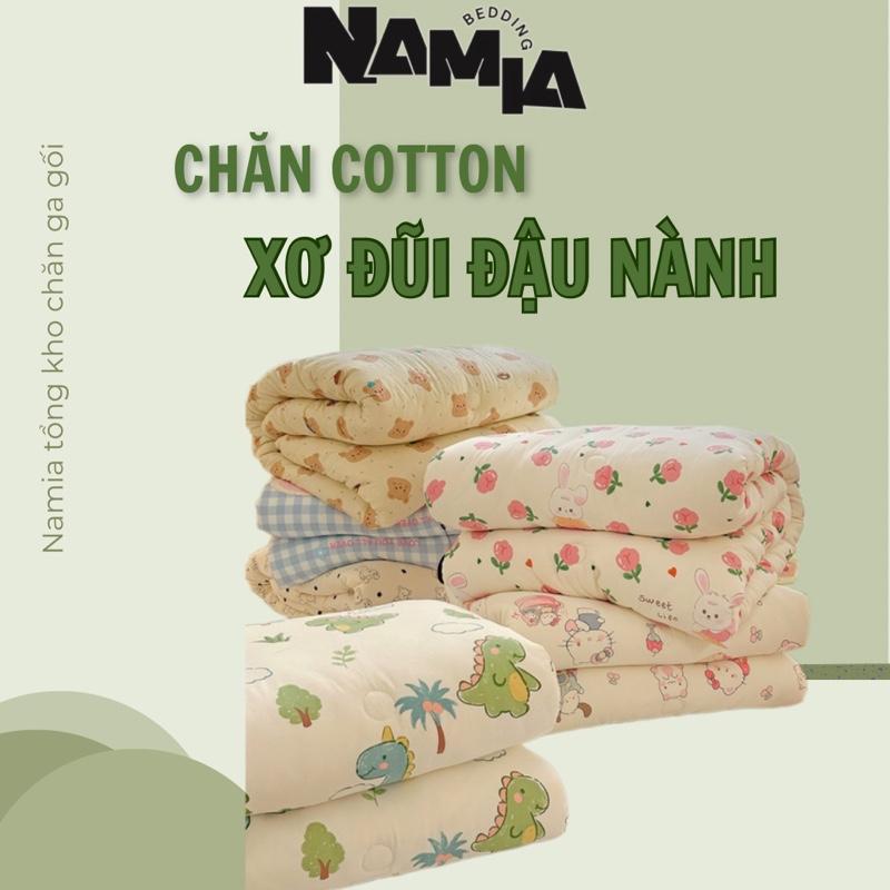  Chăn cotton đũi xơ đậu nành mềm mát kích thước 2m*2m3 