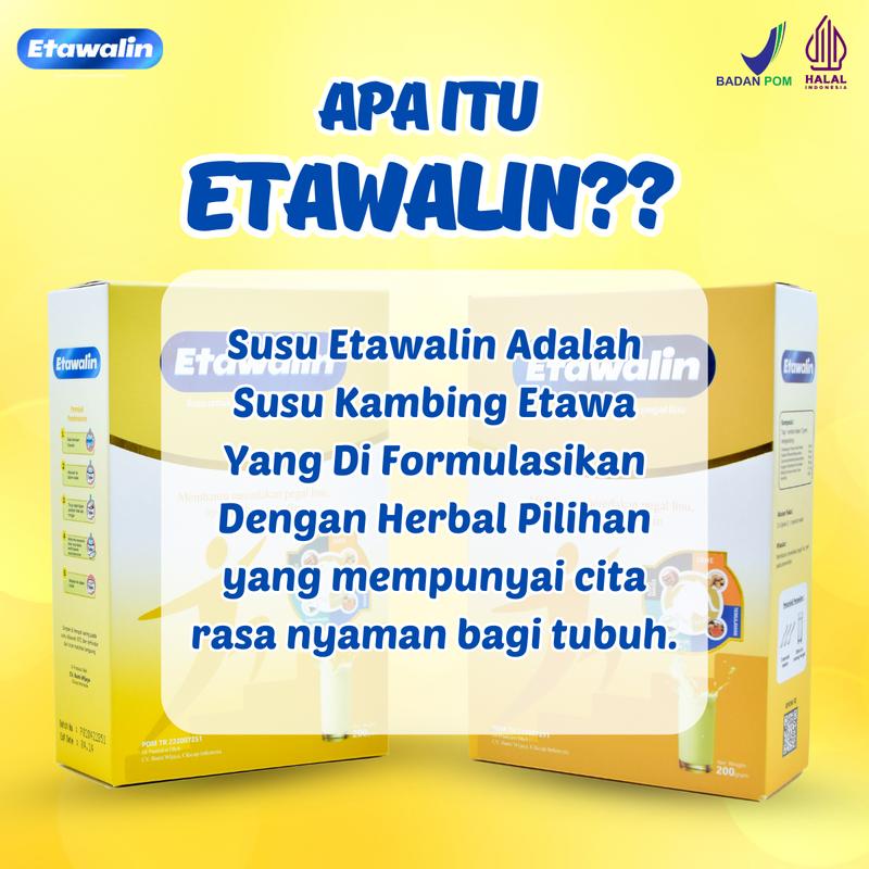 Susu Kambing Etawa Bubuk Susu Etawalin Original Asli Officiall Paket 4 Box - Milk, Dairy 1