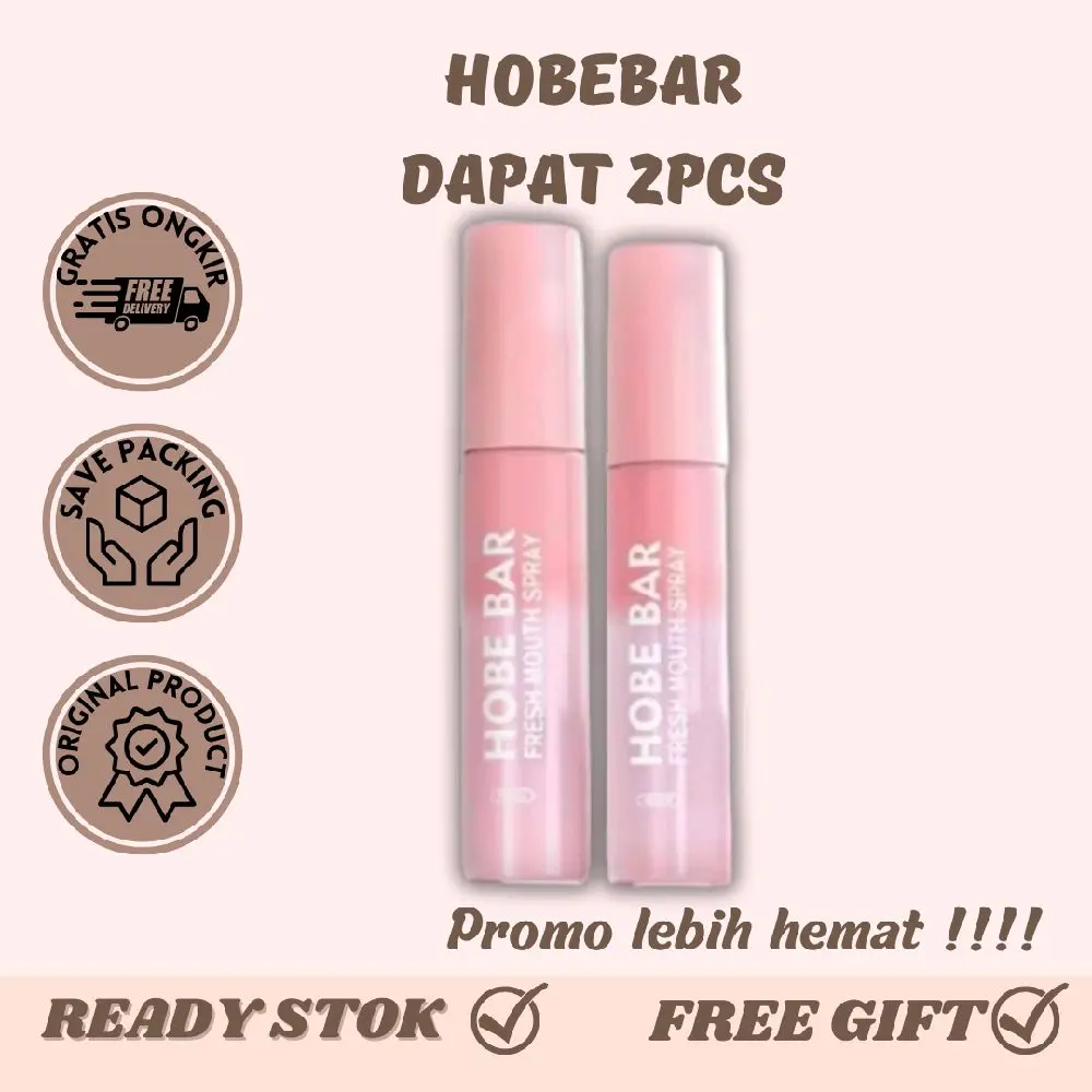[PROMO] HOBE BAR FRESH MOUTH SPRAY PEACH SEMPROT MULUT RASA PEACH PENGHARUM MULUT