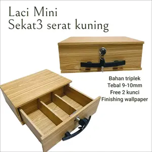 Laci Sekat 3 Size 27*20cm Laci Bupet Laci Dagang Laci Penyimpanan Uang Kertas FREE BUBBLEWRAP kotak
