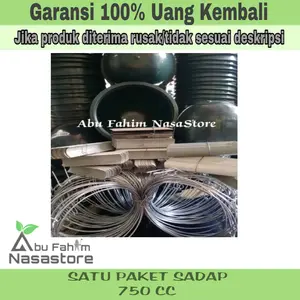 SATU PAKET SADAP KARET PREMIUM UKURAN 750 CC (MANGKOK SADAP, KAWAT PENGIKAT, TALANG SADAP)