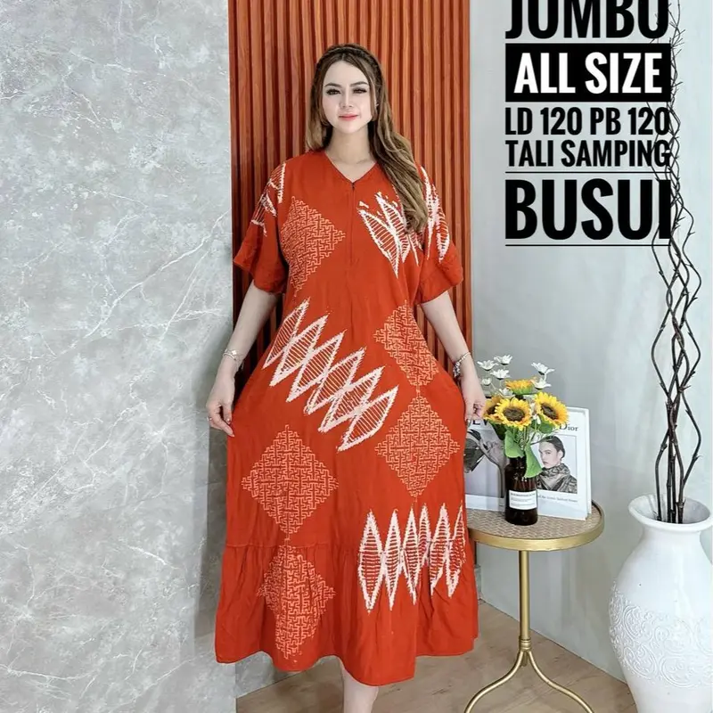 Batik Usman - Terbaru Daster Rampel Jumbo Rayon Twill Cap Malaman Pekalongan Kekinian Viral 4