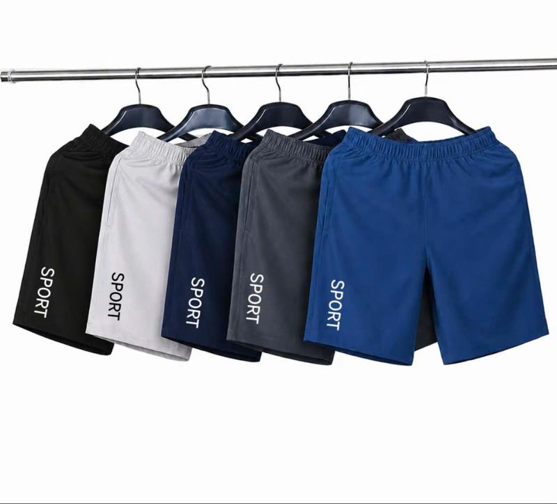 Combo 5 quần đùi short nam SPORT giá cực rẻ, vải gió trơn, túi có khóa kéo,mặc…
