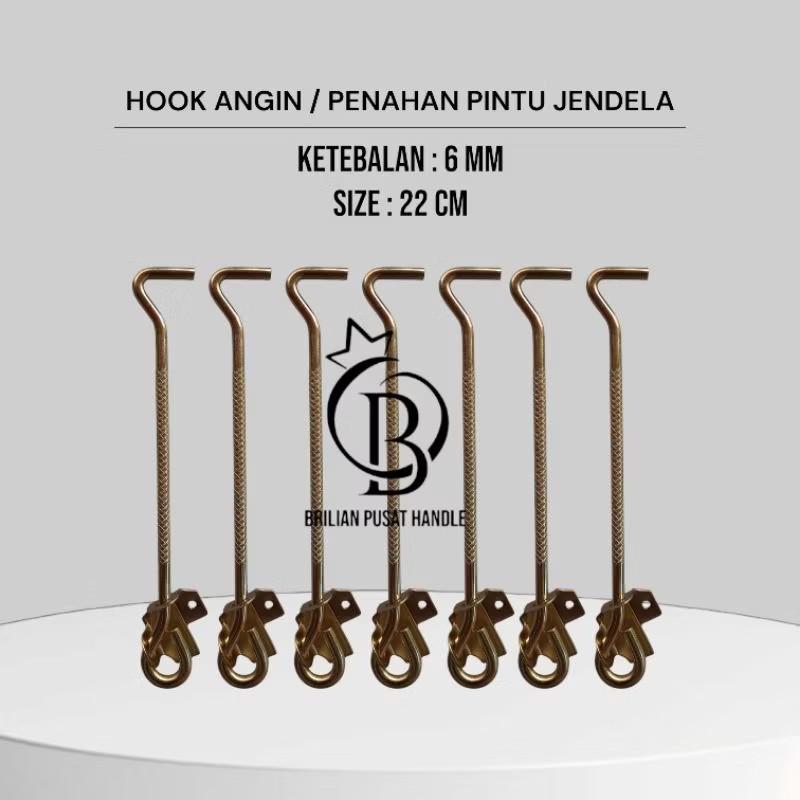 Product Introduction of Penyangga Jendela Kotak & Bulat Premium Tinggi dari Besi - Warna Putih & Kuning 6