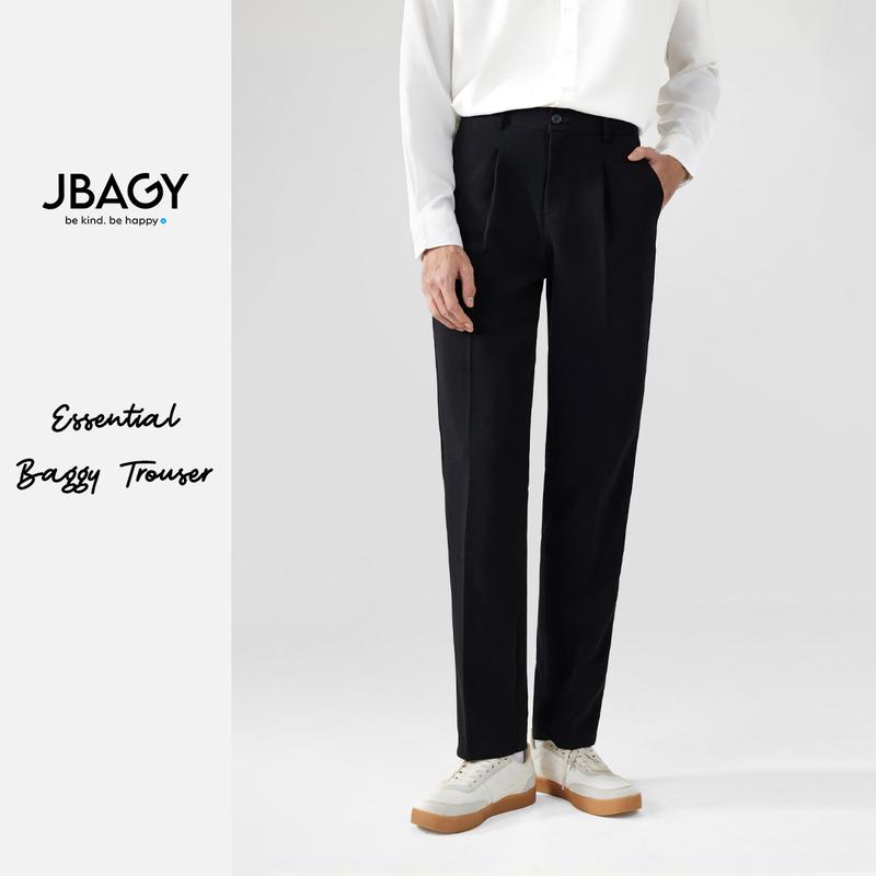 Quần tây nam JBAGY dáng baggy ống suông vải cao cấp co giãn tốt - JA0101 Menswear Pants