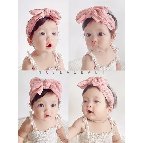 Big Bow Headband | Bando Bayi | Bandana Bayi | Headband Premium 4