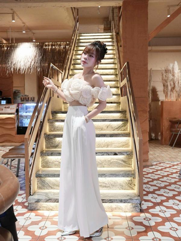  QUẦN BASIC 01   BẢN NÂNG CẤP   quần ống rộng xếp ly chất chéo xịn size XS S M L XL 