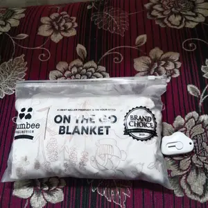 Bumbee Collection  - Selimut On The Go Selimut Bayi 6 Fungsi In 1 Blanket Baby FREE Ziplock - Travelling Aman dan Nyaman