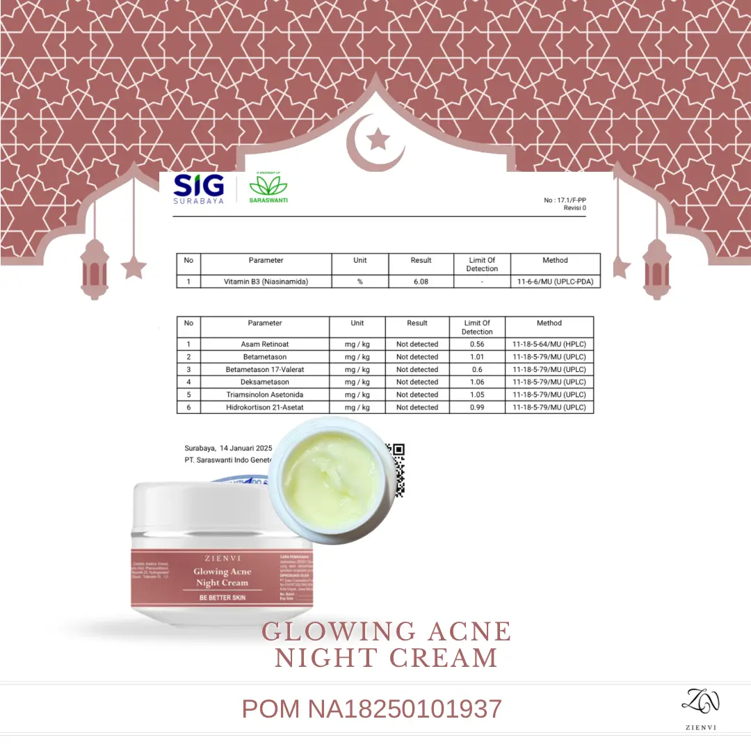 [NEW FORMULA] ZIENVI - NIGHT CREAM All Skin
