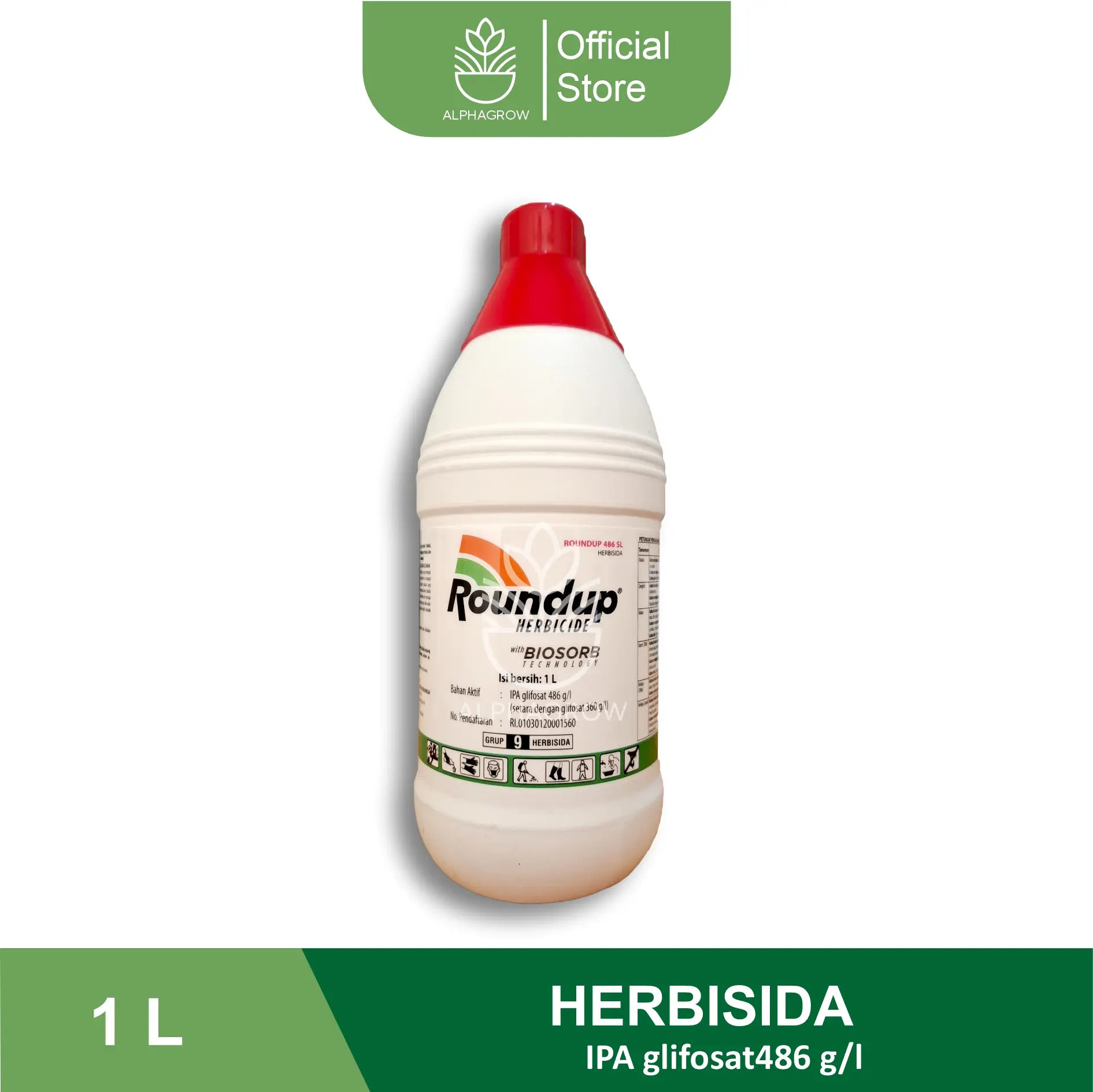 Roundup 486 SL kemasan 1 liter