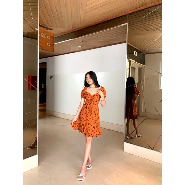 DRESS Cassandra - dress MIDI - dress hamil 5
