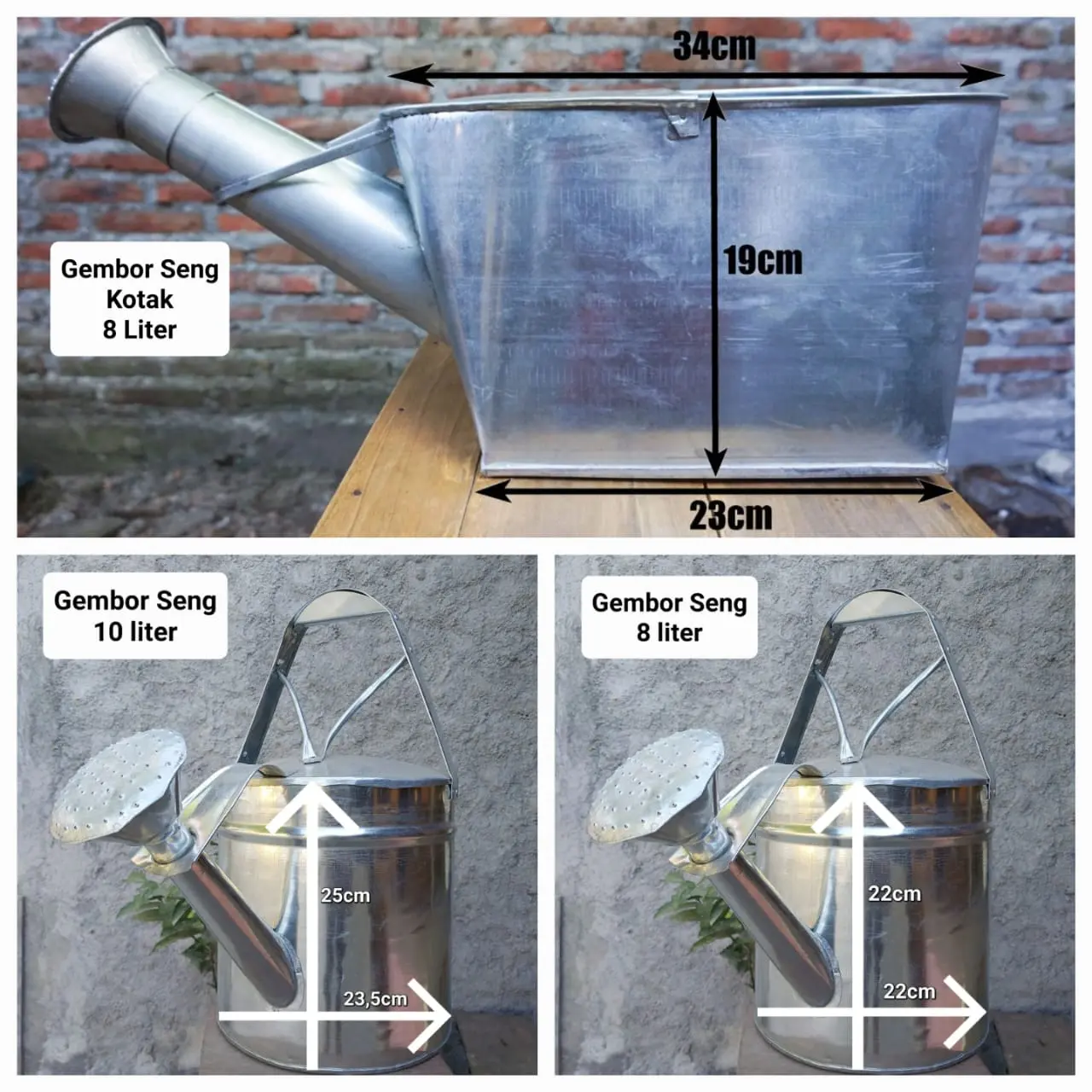 Gembor Siram Tanaman Bahan Seng Tebal Awet