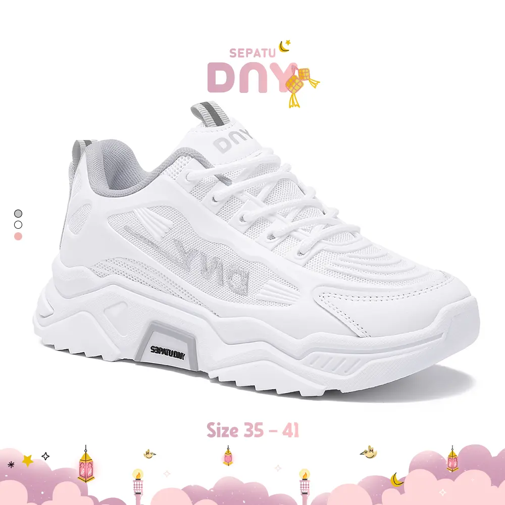 Sepatu.DNY Sepatu Wanita Chunky Putih Terbaru Sneakers Cewek Modis Korean Style SP-175 Sepatu.DNY Sepatu Wanita Chunky Putih Terbaru Sneakers Cewek Modis Korean Style SP-175