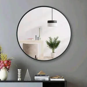 Cermin Bulat Aesthetic Diameter 30-50 cm Harga Murah Kaca Cermin Dinding Kualitas Terbaik untuk Dekorasi Rumah