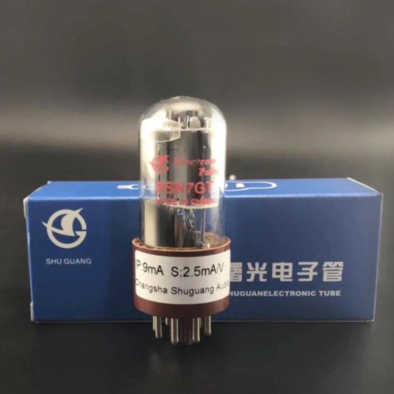 Product Introduction of SHUGUANG 6SN7GT Vacuum Tube Replaces 6SN7 6N8P-J 6H8C CV181-Z 6H8C 6N8P CV181 5692 HIFI Tube DIY Matched Quad Stereo Amplifier 6