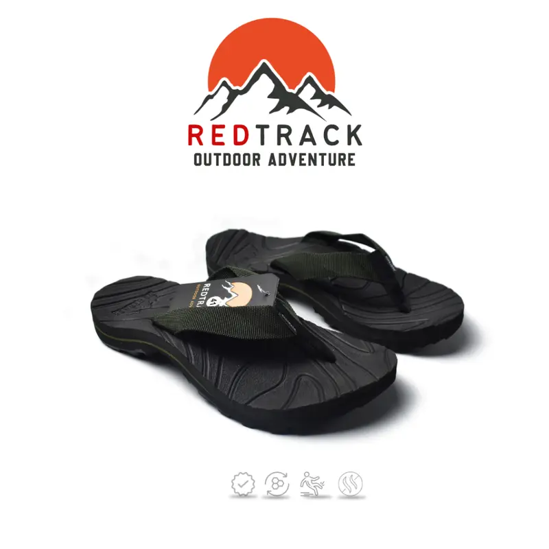 𝑻𝑬𝑹𝑳𝑨𝑹𝑰𝑺 Sandal jepit Eger0125 pria wanita ukuran 33-43 Bonus Jaring 3