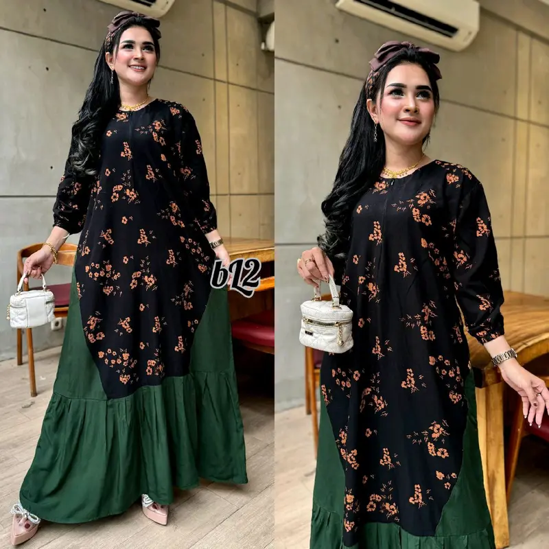 DRESS ULVARIANI DUYUNG COMBI 4