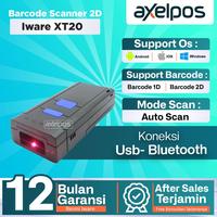 Gambar Barcode Scanner Wireless Bluetooth Portable 2D Iware XT20 dari Axelpos Kota Administrasi Jakarta Pusat 1 Tokopedia