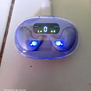 X55 TWS Bluetooth Earphone Invisible Wireless Earbuds LED Display Suara Jernih Desain Unik Modern