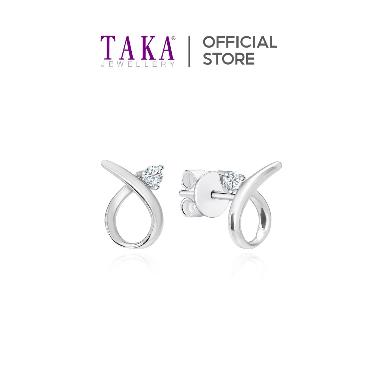 【TIKTOK EXCLUSIVE】TAKA Jewellery Lab Grown Diamond Earrings 10K Gold