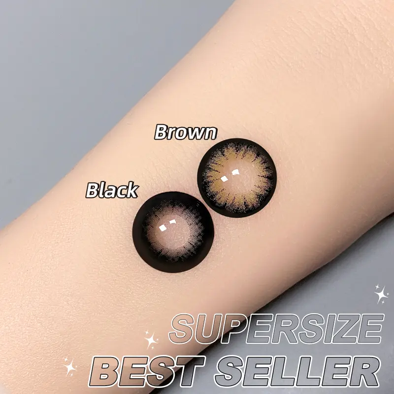 [COD&HOT] Magister Big Eye Softlens  (0.00 s/d -6.00) Super Softlens Paket Komplit Lensa Kontak 14.0-14.5mm Softlens Grey Softlens Brown Soflens Murah Membuat Mata Lebih Besa Contact   soft lens minus 7