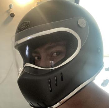 Product Review of Helm Custom Classic SIMPSON BANDIT RX STIG HITAM DOFF - Fourtin Garage from R**z 0