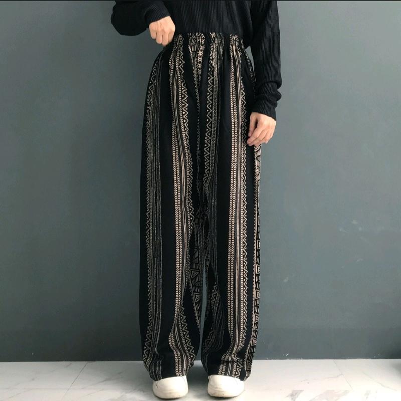 CELANA KULOT RAYON CELANA WANITA CELANA kulot MOTIF SANTAI Nyaman 2