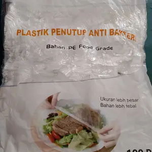 Plastik Pelindung 100 Pcs Makanan Food Grade Penutup Makanan Plastik Karet Shower Cap Penutup Kepala