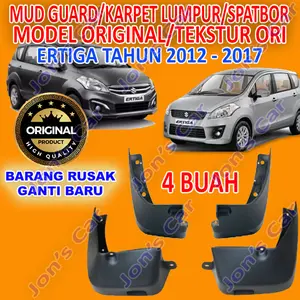 MUDGUARD/KARPET LUMPUR SUZUKI ERTIGA/R3 KARET TAHUN 2012-2017 MODEL ORI