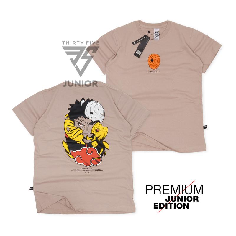 kaos distro anak laki-laki umur 9-16 tahun anime one piece warna cream bahan cotton combed 30s Fashion 4