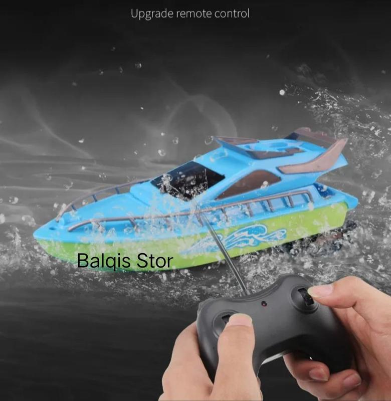 rc speed boat RC SPEED BOAT Remote Control perahu air Kapal RC Speedboat Kapal Remot Kontrol RC racing boat Control Remote Toys mainan  kapal  air 2