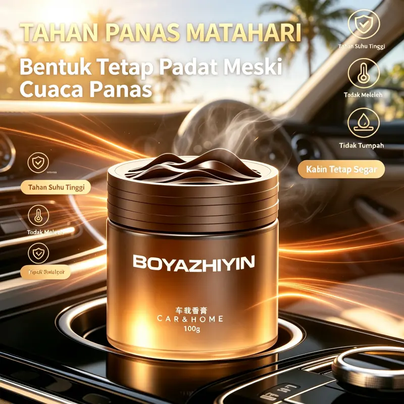Pewangi Mobil Aromaterapi 100G Solid Tahan Lama Aroma Vanilla Manis Cocok Pria Cowok Dewasa untuk Rumah Apartemen tanpa Bahan Kimia Berbahaya Skema Mewah 2026 Premium Elegan Varian Eksklusif Modern Lengkap (COD Tersedia)