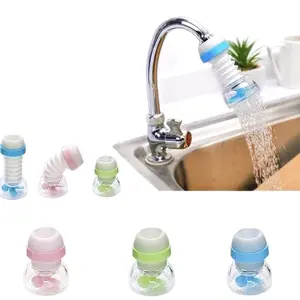 Sambungan Kran Air Fleksibel Putar 360° Filter Air Cuci Piring Hemat Air 50% Plastik 4.6 x 10 cm & 4.6 x 7.8 cm Best Seller