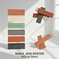 Gambar NIAGA JAYA ROSTER - Bata Tempel Beton, 24 x 7 x 1,7 Cm, Bata Homogen Beton, Warna | Putih | Terakota | Abu | Hitam. Bata Expose, Bata Dinding Exterior Dan Interior - Merah dari NIAGA JAYA ROSTER Kota Bekasi 4 Tokopedia
