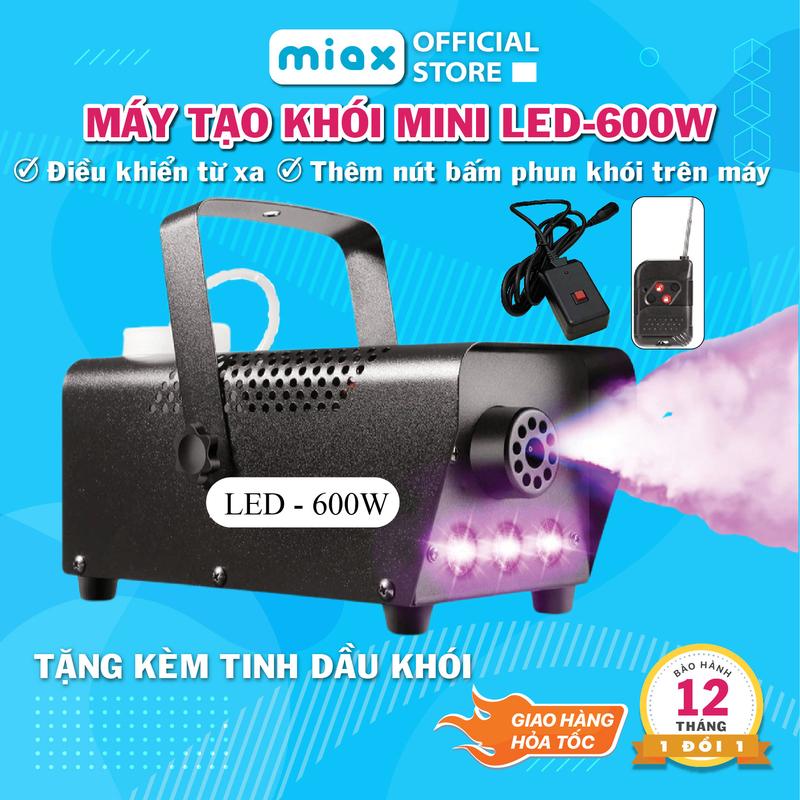 Máy tạo khói 600W Máy phun khói cho sân khấu phòng karaoke phòng bay tặng kèm tinh dầu khói chính hãnġ nhà MIAX bảo hành 12 tháng 