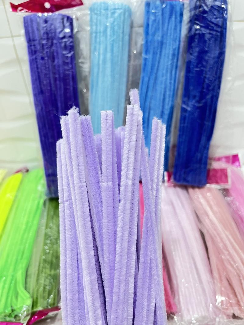 Product Introduction of BULU MERCY KAWAT BULU BUNGA warna warni 1pack isi 100 pcs Kerajinan art n craft panjang 30cm 14