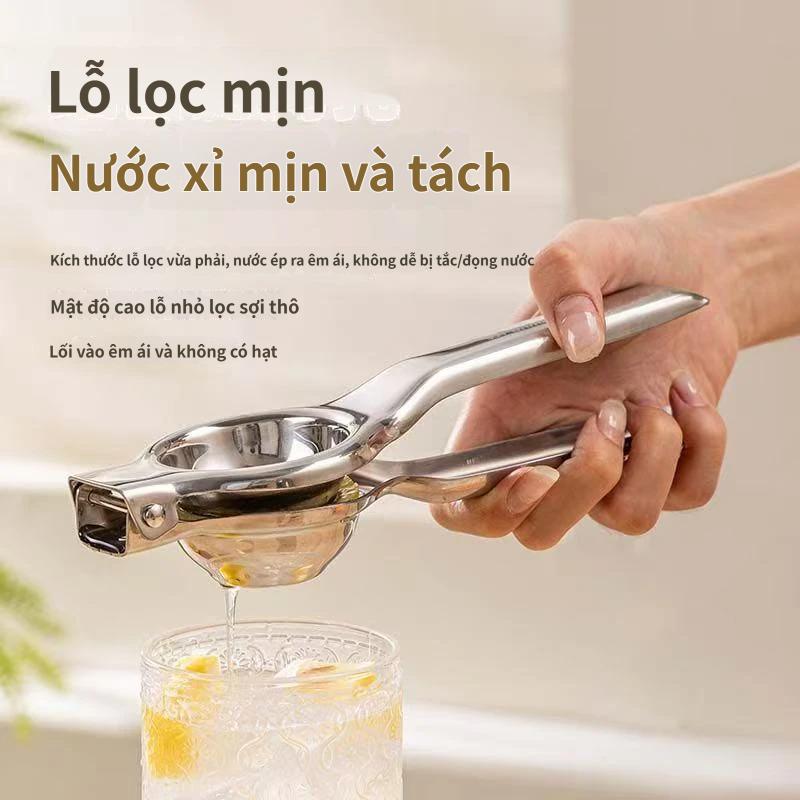 Kép ép chanh bằng thép không gỉ, ép chanh cam lấy nước dễ dàng, kìm ép trái cây thủ công kích thước 20cm, tiết kiệm sức, vệ sinh dùng tại nhà và quán nước giải khát** >