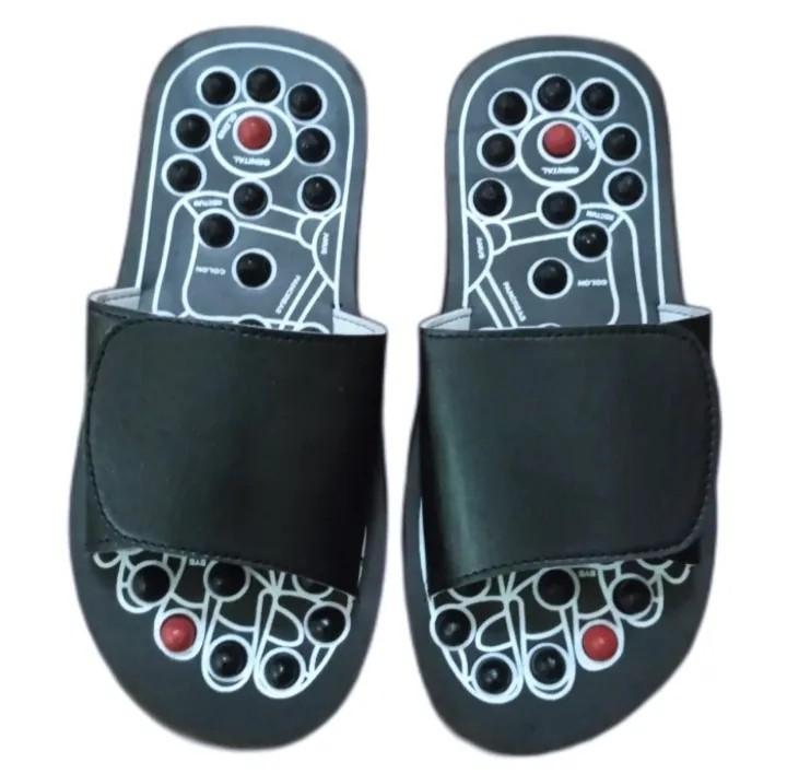 Sandal Rematik Atau Asam Urat - Sandal Refleksi Untuk Kesehatan - Sandal Pijat Urut Akupuntur Meredakan Nyeri Sendi - Sendal Saraf Kejepit - Selop Japit Untuk Meredakan Nyeri Kaki