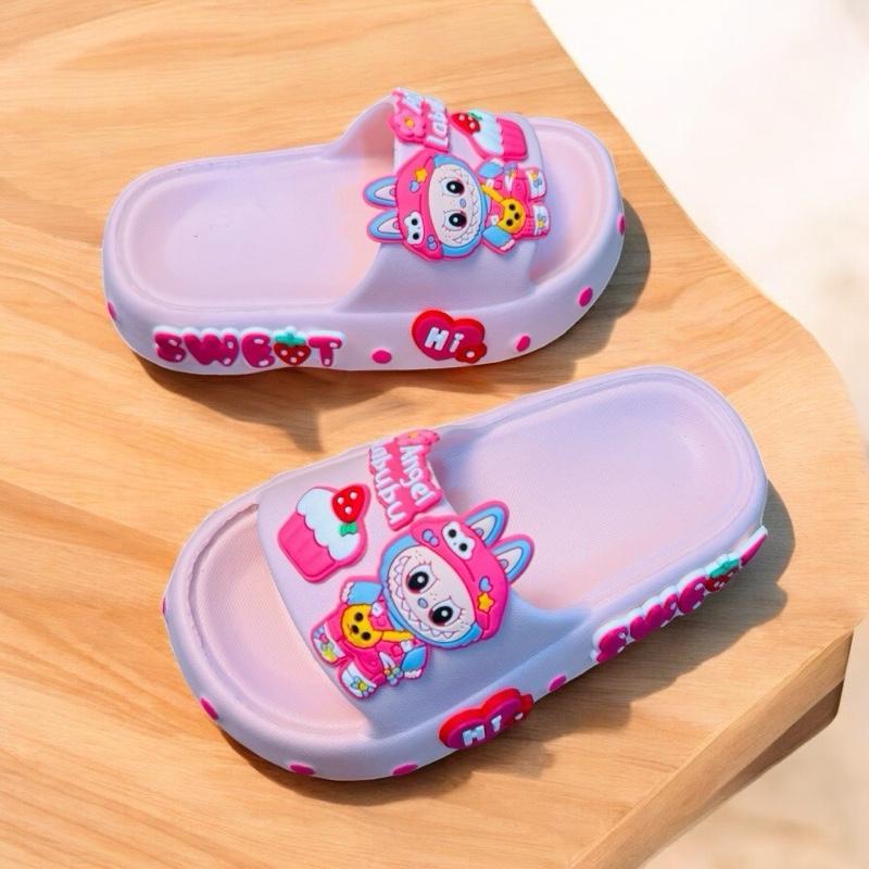 MUA 1 TẶNG 1 DÉP CHO BÉ GÁI BÁNH MÌ HÌNH THỎ LABUBU SIÊU TO MAY MẮN DỄ THƯƠNG CHO BÉ GÁI